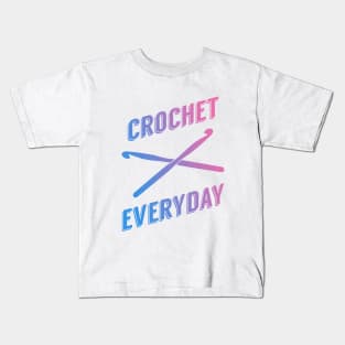 Crochet Everyday Gradient Kids T-Shirt